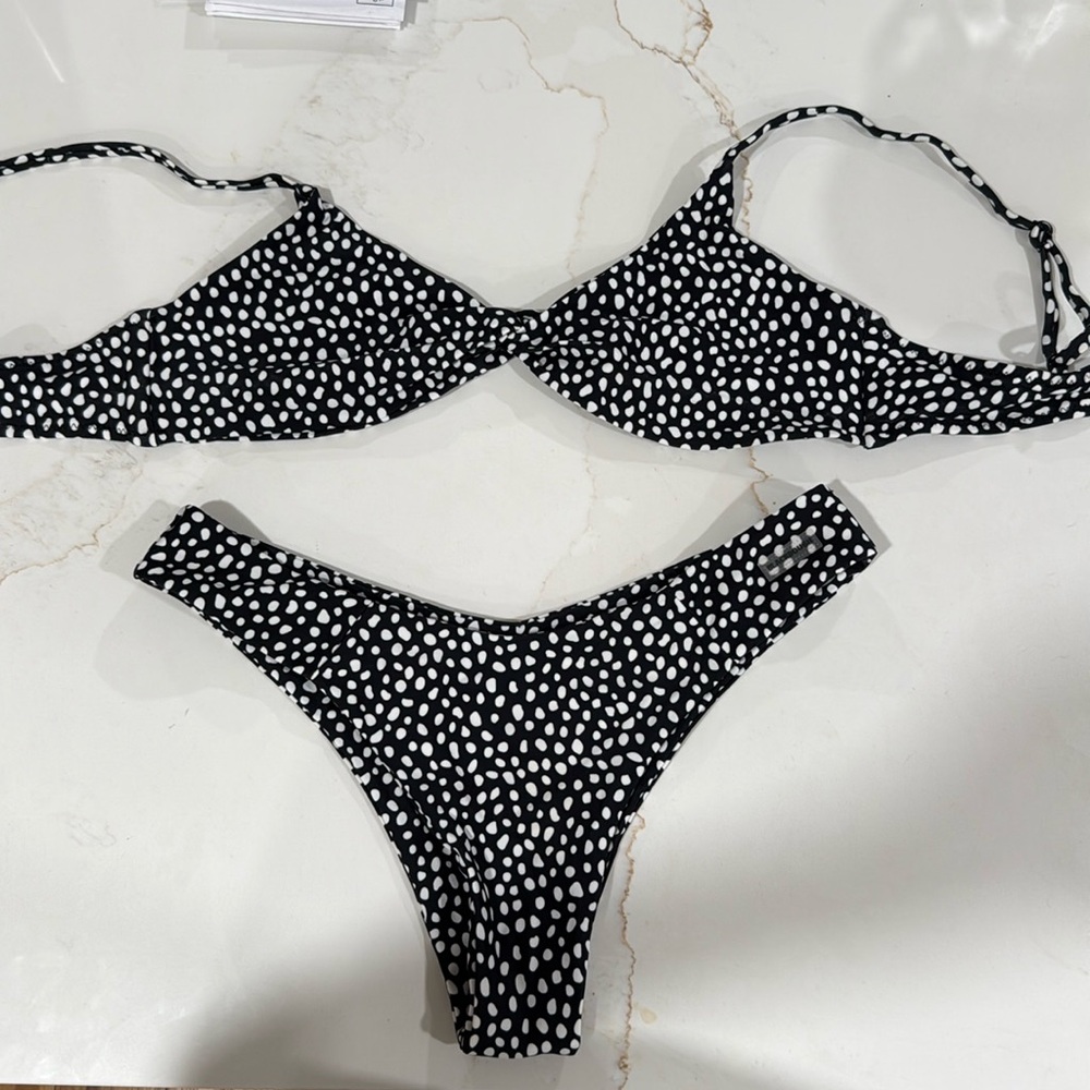 Black and white Blackbough bikini - medium